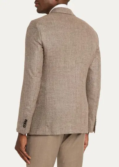 Giorgio Armani Men's George Wool & Silk Blazer | Thumbnail 3 Giorgio Armani Men's George Wool & Silk Blazer | Thumbnail 3