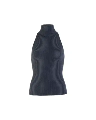 Alaïa Mock-Neck Wool-Blend Rib Halter Top | Thumbnail 2 Alaïa Mock-Neck Wool-Blend Rib Halter Top | Thumbnail 2