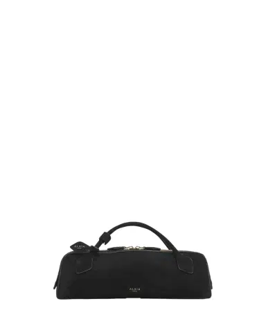 Alaïa Teckel Top-Handle Bag in Suede and Leather | Thumbnail 1 Alaïa Teckel Top-Handle Bag in Suede and Leather | Thumbnail 1