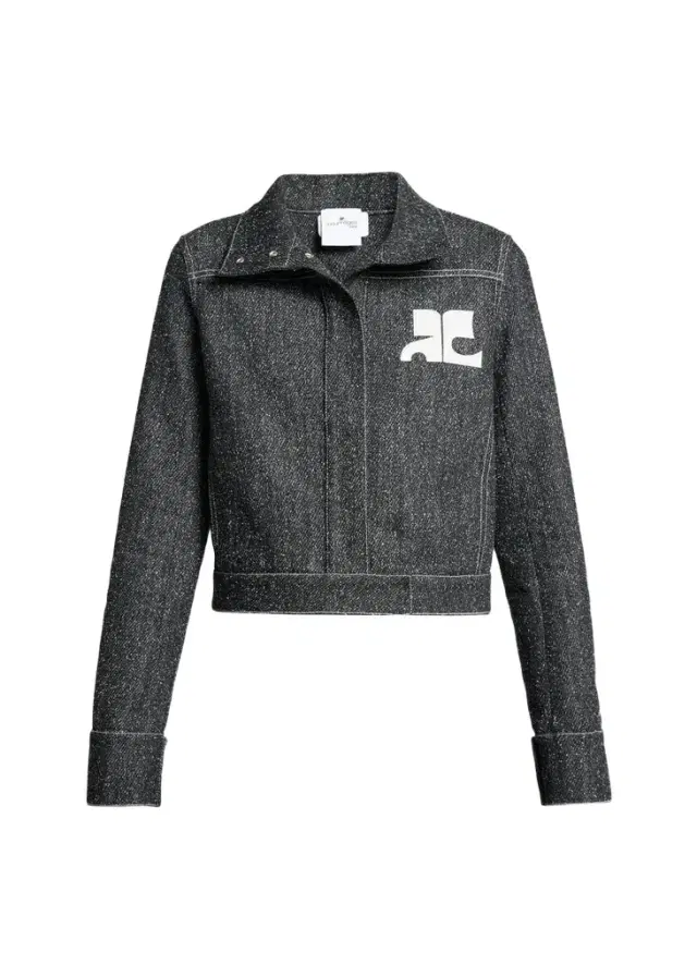 Courrèges Denim Tweed Jacket
