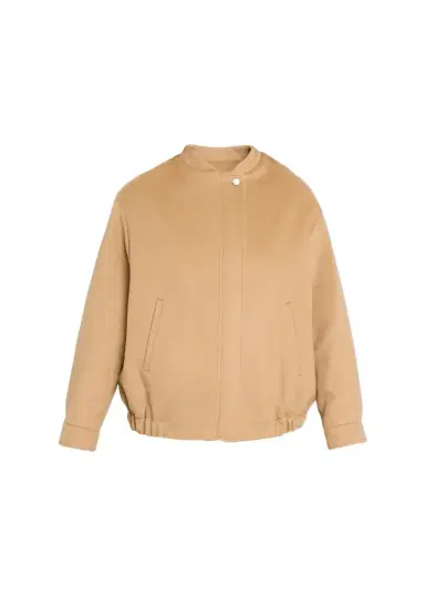 Cinzia Rocca Short Collarless Bomber Jacket | Thumbnail 1
