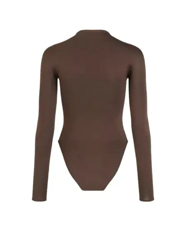 Alaïa Semi-Sheer Mock-Neck Bodysuit | Thumbnail 1