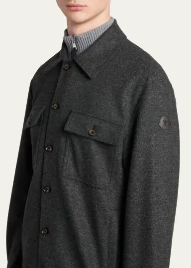Moncler Grenoble Men's Cotton-Blend Jacket | Thumbnail 5