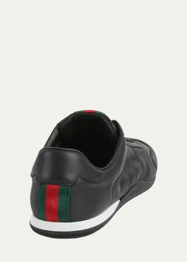 Gucci Men's Shift Leather Low-Top Sneakers | Thumbnail 2 Gucci Men's Shift Leather Low-Top Sneakers | Thumbnail 2