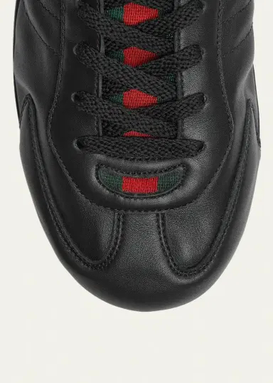 Gucci Men's Shift Leather Low-Top Sneakers | Thumbnail 3 Gucci Men's Shift Leather Low-Top Sneakers | Thumbnail 3