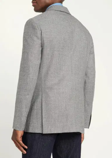 Brioni Men's Notch-Lapel Wool Blazer | Thumbnail 3 Brioni Men's Notch-Lapel Wool Blazer | Thumbnail 3