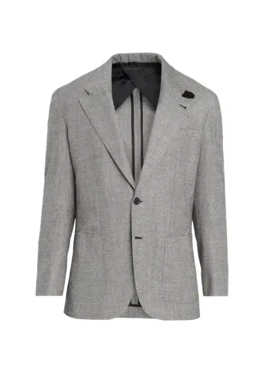 Brioni Men's Notch-Lapel Wool Blazer | Thumbnail 1 Brioni Men's Notch-Lapel Wool Blazer | Thumbnail 1
