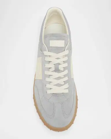 Valentino Garavani Colorblocked Suede Low-Top Sneakers | Thumbnail 5 Valentino Garavani Colorblocked Suede Low-Top Sneakers | Thumbnail 5