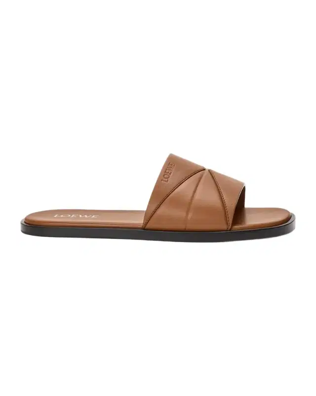 Loewe Men's Leather Slides