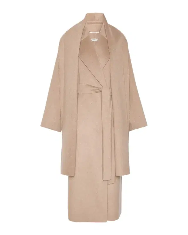 Max Mara Carisma Wool-Cashmere Wrap Coat With Scarf