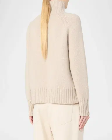 Max Mara Mantova Wool-Cashmere Turtleneck Sweater | Thumbnail 3 Max Mara Mantova Wool-Cashmere Turtleneck Sweater | Thumbnail 3