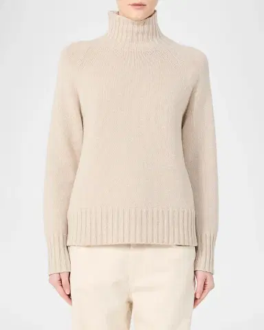 Max Mara Mantova Wool-Cashmere Turtleneck Sweater | Thumbnail 4 Max Mara Mantova Wool-Cashmere Turtleneck Sweater | Thumbnail 4