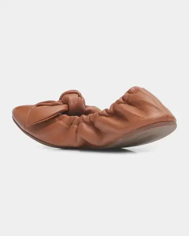 Zimmermann Carousel Leather Bow Ballerina Flats | Thumbnail 4