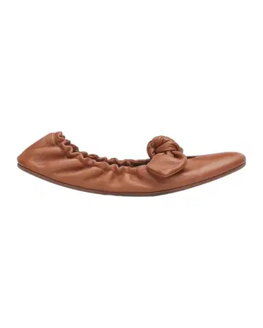 Zimmermann Carousel Leather Bow Ballerina Flats | Thumbnail 1