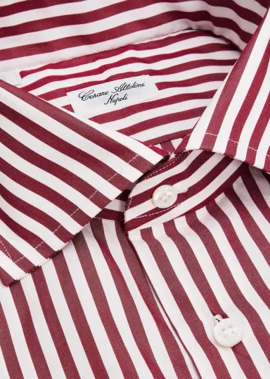 Cesare Attolini Striped Cotton Shirt | Thumbnail 2 Cesare Attolini Striped Cotton Shirt | Thumbnail 2