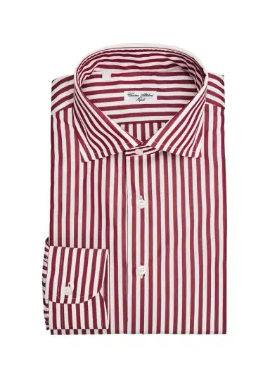 Cesare Attolini Striped Cotton Shirt | Thumbnail 1 Cesare Attolini Striped Cotton Shirt | Thumbnail 1