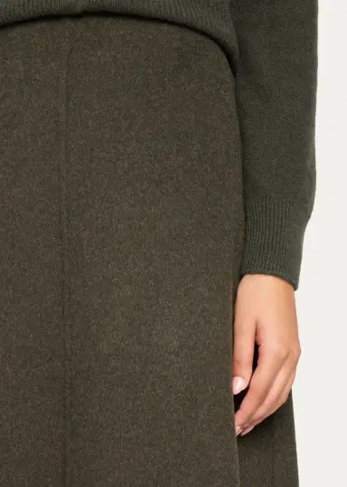 Vince Splittable Wool Knee-Length Skirt | Thumbnail 5