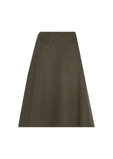 Vince Splittable Wool Knee-Length Skirt | Thumbnail 1