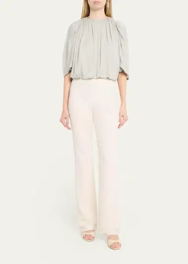 Vince Gathered Cape Bubble Top | Thumbnail 2 Vince Gathered Cape Bubble Top | Thumbnail 2