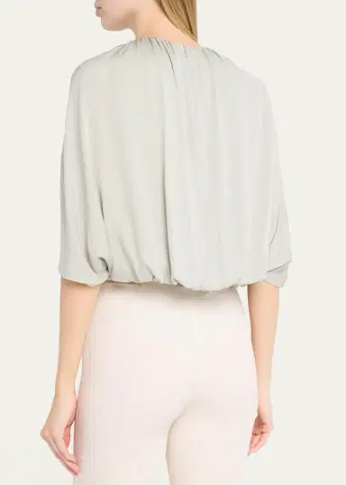 Vince Gathered Cape Bubble Top | Thumbnail 3 Vince Gathered Cape Bubble Top | Thumbnail 3