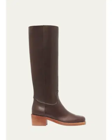 Gabriela Hearst Marion Leather Knee-High Boots | Thumbnail 2