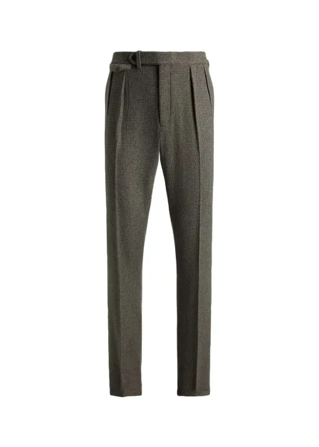 Ralph Lauren Purple Label Men's Gregory Hand-Tailored Tick-Weave Trousers