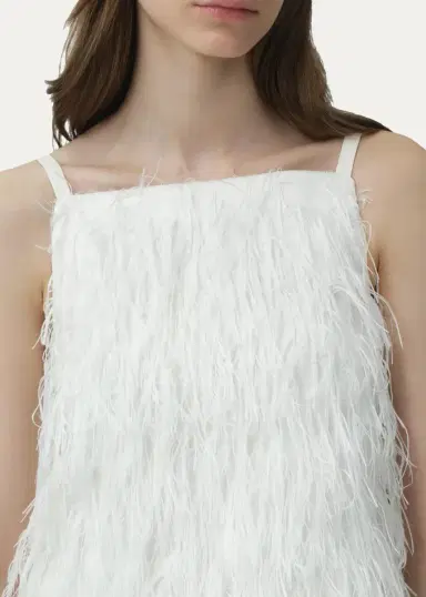 Simkhai Kalla Feather Mini Dress | Thumbnail 5