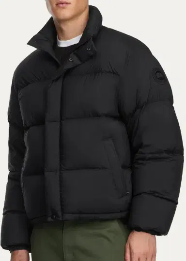 Canada Goose Men's Sterling Quilted Down Short Nylon Puffer Jacket | Thumbnail 4