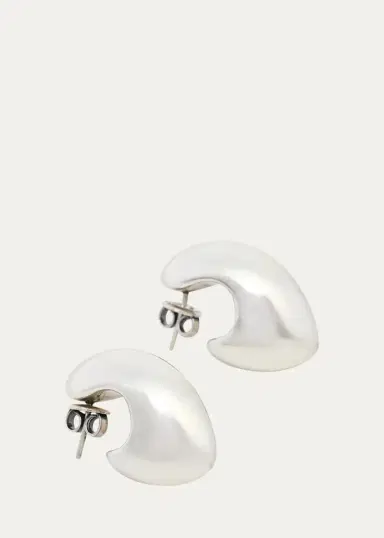 Bottega Veneta Curved Drop Earrings | Thumbnail 3