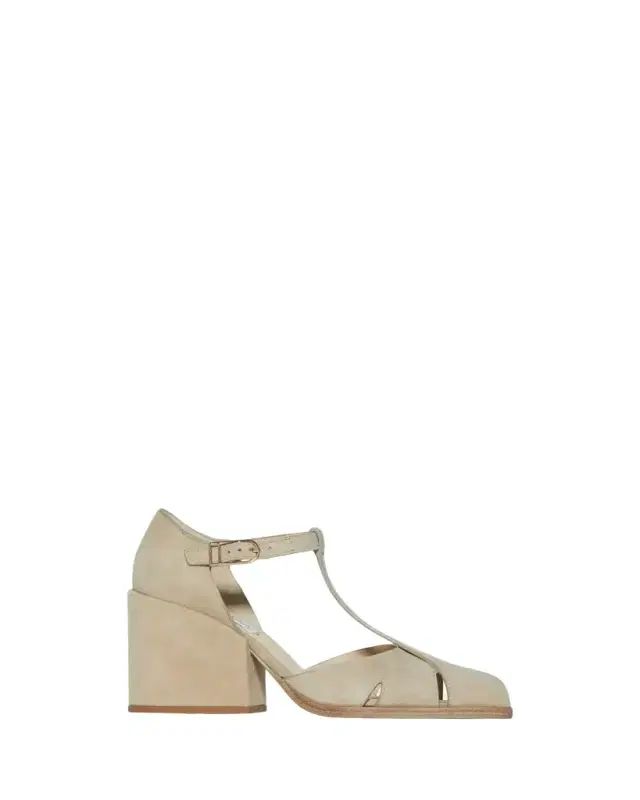 Gabriela Hearst 80mm Hawes Suede T-Strap Sandals