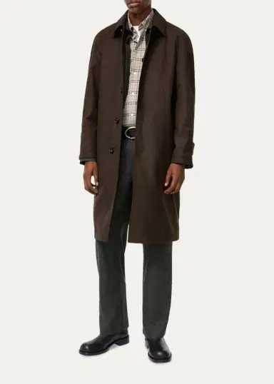 Burberry Men's Reversible Wool Car Coat | Thumbnail 2 Burberry Men's Reversible Wool Car Coat | Thumbnail 2