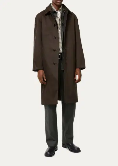 Burberry Men's Reversible Wool Car Coat | Thumbnail 4 Burberry Men's Reversible Wool Car Coat | Thumbnail 4