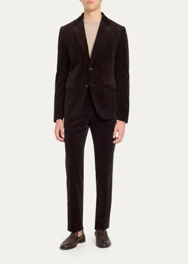 Zegna Men's Cashco Single-Breasted Suit | Thumbnail 2