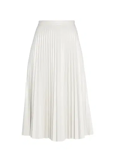 Proenza Schouler White Label Pleated Vegan Leather Midi Skirt | Thumbnail 1