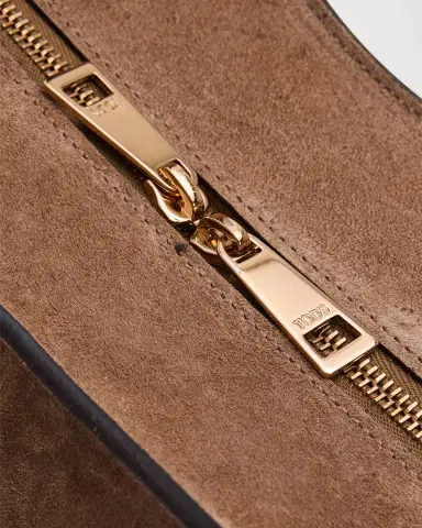 Tod's T Timeless Suede Shopping Tote Bag | Thumbnail 4 Tod's T Timeless Suede Shopping Tote Bag | Thumbnail 4