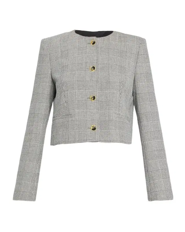 TANYA TAYLOR Lois Glen Plaid Blazer