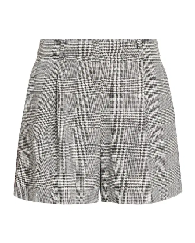 TANYA TAYLOR Jodi Glen Plaid Wide-Leg Shorts