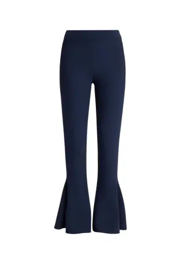 Stella McCartney Compact Knit Peplum Flare Pants | Thumbnail 1