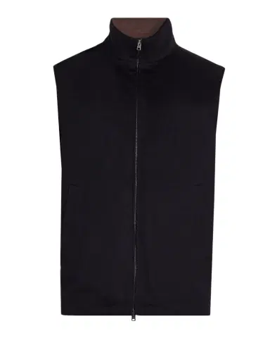 HERNO Men's Wool-Cashmere Zip-Front Vest | Thumbnail 1