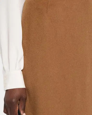 Lafayette 148 New York Cashmere-Blend Midi Pencil Skirt | Thumbnail 5