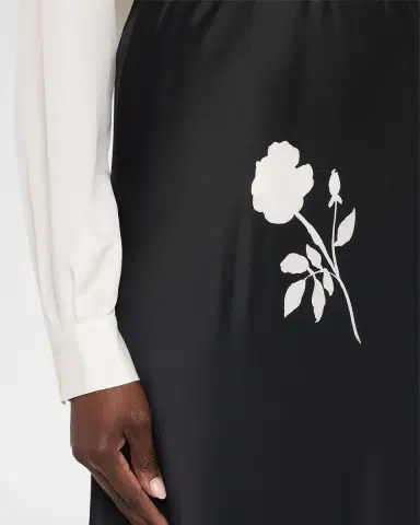 Lafayette 148 New York Bias-Cut Floral Maxi Skirt | Thumbnail 5