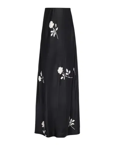 Lafayette 148 New York Bias-Cut Floral Maxi Skirt | Thumbnail 1