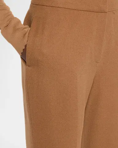 Lafayette 148 New York Lafayette Flare-Leg Camel Hair Pants | Thumbnail 5