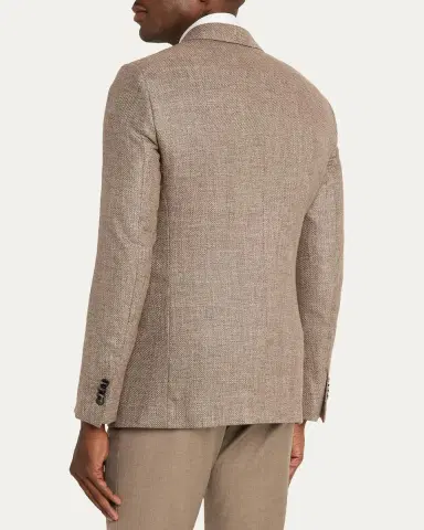Giorgio Armani Men's George Wool & Silk Blazer | Thumbnail 3 Giorgio Armani Men's George Wool & Silk Blazer | Thumbnail 3