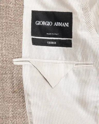 Giorgio Armani Men's George Wool & Silk Blazer | Thumbnail 6 Giorgio Armani Men's George Wool & Silk Blazer | Thumbnail 6