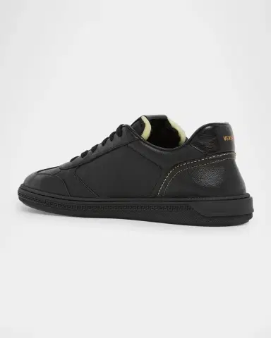 Versace Leather Low-Top Sneakers | Thumbnail 4 Versace Leather Low-Top Sneakers | Thumbnail 4
