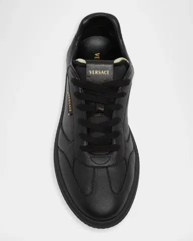 Versace Leather Low-Top Sneakers | Thumbnail 6 Versace Leather Low-Top Sneakers | Thumbnail 6