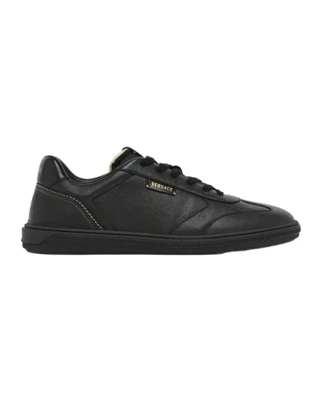 Versace Leather Low-Top Sneakers