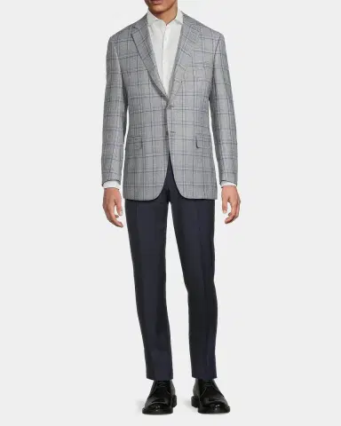 Canali Plaid Wool Sportcoat | Thumbnail 2