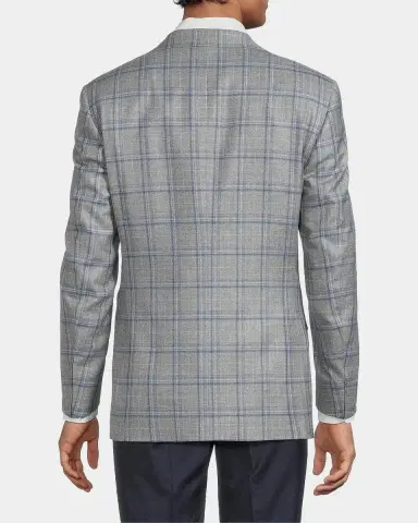 Canali Plaid Wool Sportcoat | Thumbnail 3